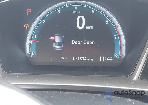 2020 Honda Civic Ex z USA, uszkodzony, nr VIN 19XFC1F36LE206234